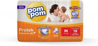 Fralda PomPom Protek Proteção de Mãe, Jumbinho