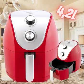 Fritadeira elétrica sem óleo 4,2L 1500W - Fun Kitchen ( 2 cores )