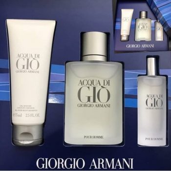 Giorgio Armani Acqua di Giò Kit - EDT 50ml + Gel de Banho 75ml + Pós Barba75ml