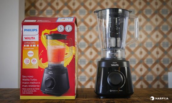 Liquidificador Daily Turbo Duravita, 2L, 700W, Preto, 220V, Philips Walita