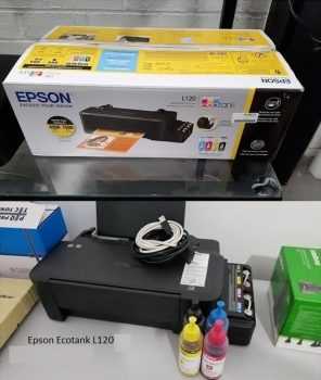 Impressora Epson Ecotank L120 - Tanque de Tinta Colorida, Cabo USB, Bivolt