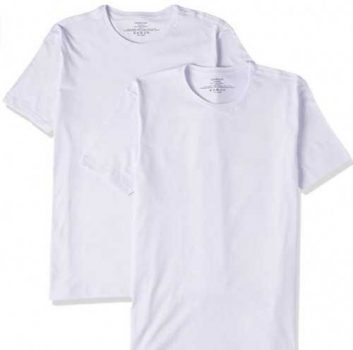 Kit com 2 Camisetas Crew, Calvin Klein, Masculino