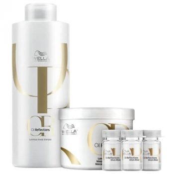 Kit Wella Professionals Oil Reflections Elixir Salão  3 Produtos