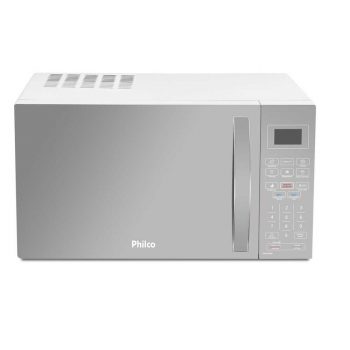 Microondas Philco 26 Litros Branco Espelhado PMO26EB