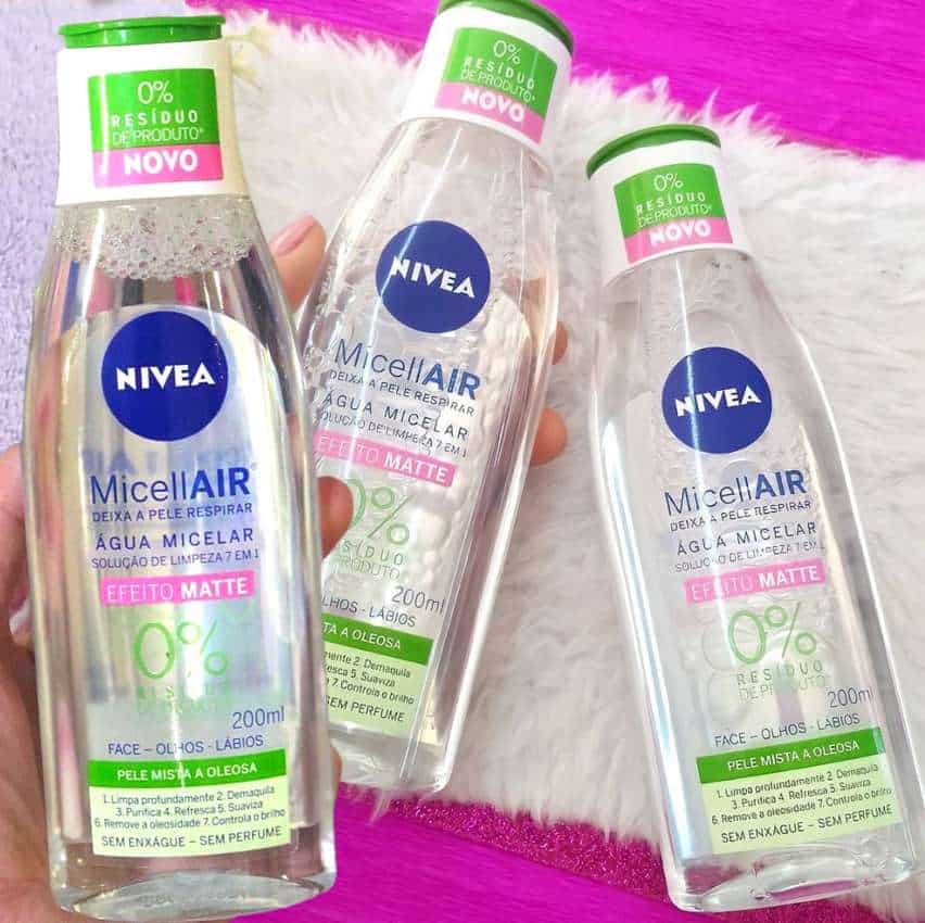 Nivea Gua Micelar Solu O De Limpeza Facial Em Efeito Matte Ml Promotop