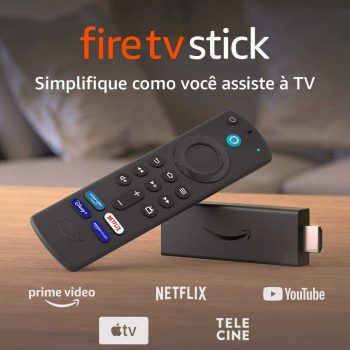 Fire TV Stick | Streaming em Full HD com Alexa | Com Controle Remoto por Voz com Alexa (inclui comandos de TV)
