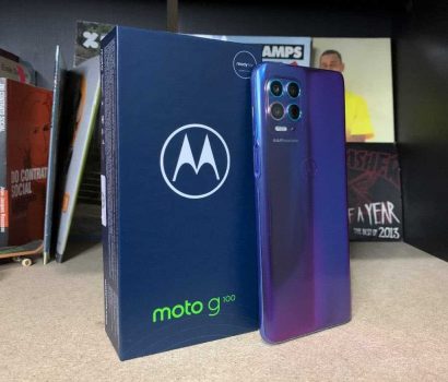 Smartphone Motorola Moto G100 256GB, 12GB RAM, Tela de 6.7”, 5G, Câmera Quádrupla, Android 11 e Processador Qualcomm 870 Octa-Core
