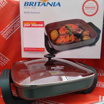 Panela Elétrica Britânia Redstone BPE06 1250W 3L - Controle de Temperatura