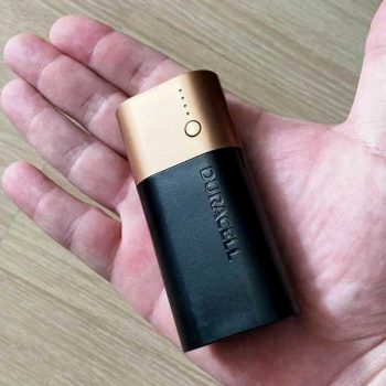 Carregador Portátil, Duracell, Preto/Dourado