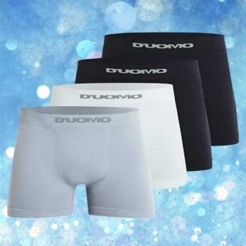 Kit De 4 Cuecas Básicas, Duomo, Masculino