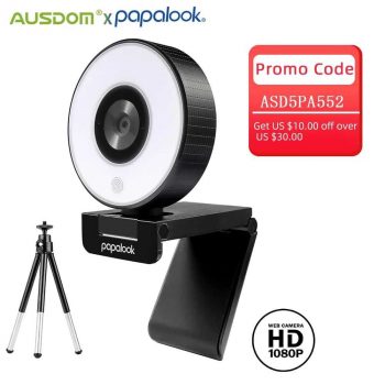 Ausdom PA552 Webcam HD 1080p