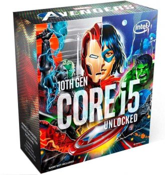 Processador Intel Core i5-10600K Marvel´s Avengers Collector´s Edition Packaging, Cache 12MB, 4.1GHz (4.8GHz Max Turbo), LGA1200 - BX8070110600KA