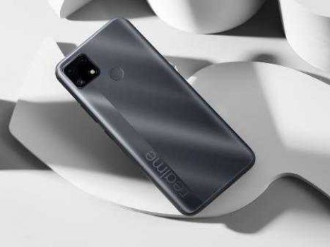 Smartphone Realme C25 128GB 4G Wi-Fi Tela 6.5'' Dual Chip 4GB RAM Câmera Tripla + Selfie 8MP - Cinza