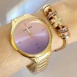 Relógio Feminino Analógico Mondaine 32101LPMKDE1K1 com Pulseira – Dourado