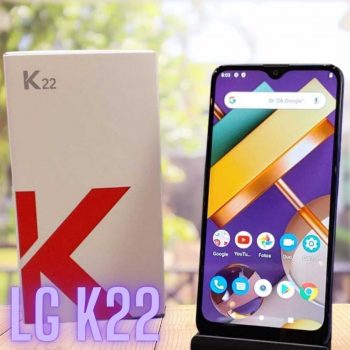 Smartphone K22 LG, com Tela de 6,2", 4G, 32GB,e Câmera Dupla de 13 MP + 2 MP