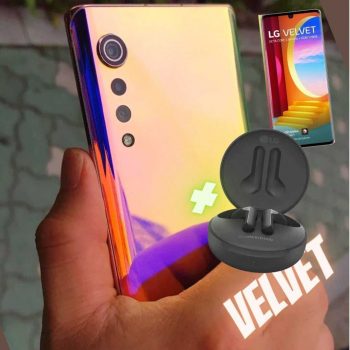 Smartphone LG Velvet 128GB 4G Octa-Core - 6GB RAM Tela 6,8" Câm. Tripla + Selfie 16MP