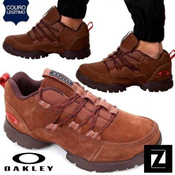 Tênis Couro Oakley Logan Masculino