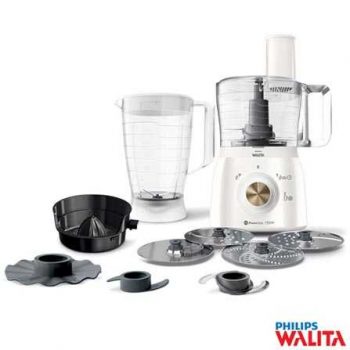 Multiprocessador 11 em 1, Branco/Dourado, 110v, Philips Walita