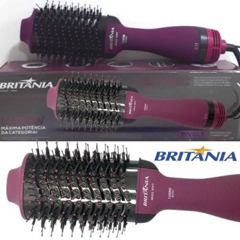 Escova Secadora Britânia BES22 Soft, 3 em 1, 2 Velocidades, 3 Temperaturas, 1300W, Bivolt