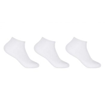 Kit Meia Altomax Sem Cano com 3 Pares Masculina - Branco