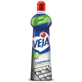 4 Un. Desengordurante Veja Cozinha Limão 500ml