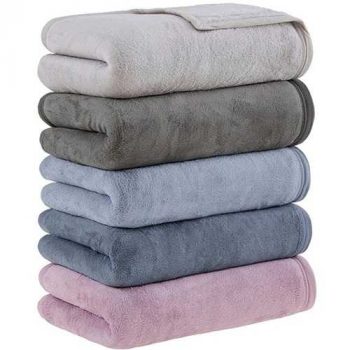 Cobertor Queen Flannel Davos Cinza - Casa & Conforto
