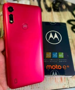 Smartphone Motorola Moto E6i 32GB 4G Wi-Fi Tela 6.1” Dual Chip 2GB RAM Câmera Dupla + Selfie 5MP – Pink