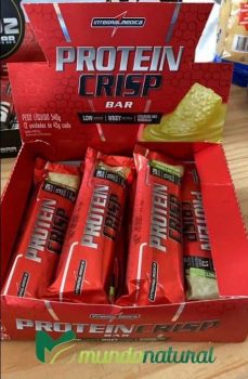 Barra de Proteína Integralmédica Protein Crisp - 45g cada 12 Unidades