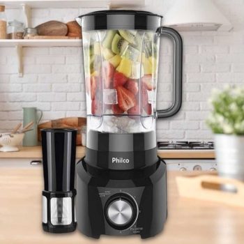 Liquidificador Philco PLQ1010P 4 Velocidades + Pulsar Preto