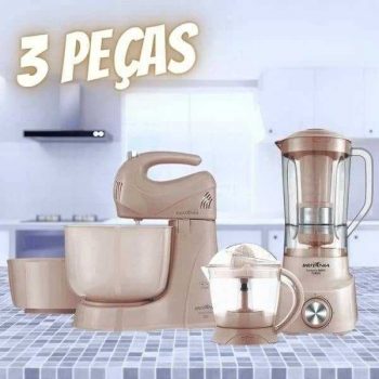 Kit Cozinha Britânia 3 em 1 BKT42 Nude
