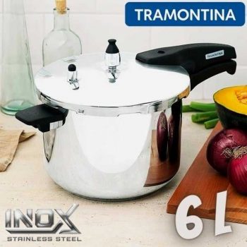 Panela de Pressão Tramontina Inox 6 Litros Allegra