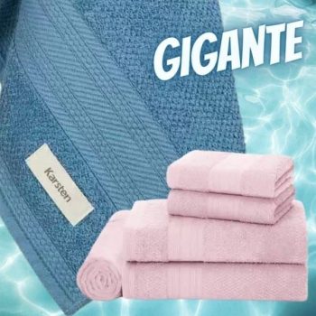 Jogo de Toalhas de Banho Gigante com 05 Peças Empire - Karsten