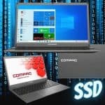 Notebook Compaq 420 Intel Pentium-N3700 4GB 120GB SSD LED Webcam HD Tela 14,1'' Windows 10 Cinza + Office 365