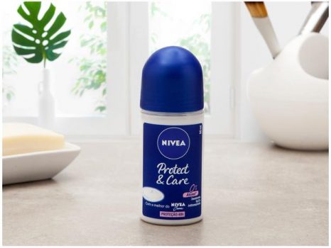 Desodorante Antitranspirante Roll On Nivea - Protect & Care Feminino 50ml