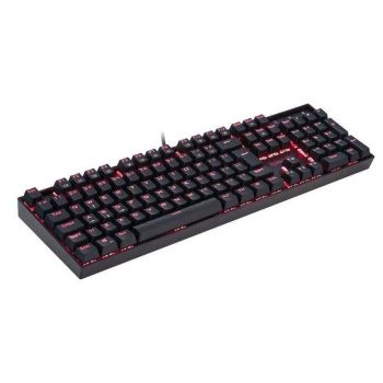 Teclado Gamer Redragon Mitra Led Red Mecânico Abnt2 Switch Outemu Blue K551 Pt-blue