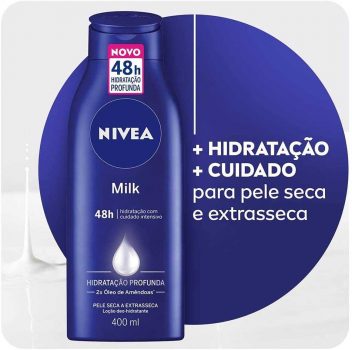 Hidratante Desodorante NIVEA Milk 400ml, Nivea