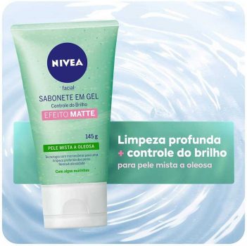 Sabonete em Gel Facial Nivea Controle do Brilho 150Ml, Nivea