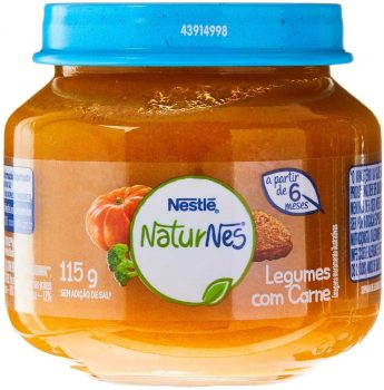 Papinha, Legumes Com Carne, Nestlé, 115g