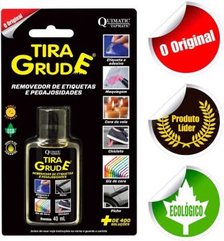 Tira Grude Removedor de Etiquetas e Pegajosidades 40 ml