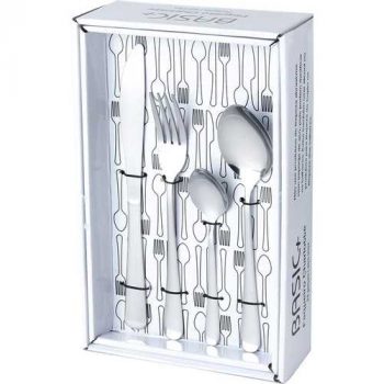 Faqueiro Aço Inox Charlotte 24 Peças - Basic+