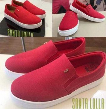 Slip On Santa Lolla Lona Feminino