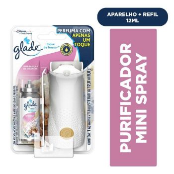 Desodorizador Glade Toque de Frescor Aparelho + Refil Lembrança De Infância 12ml