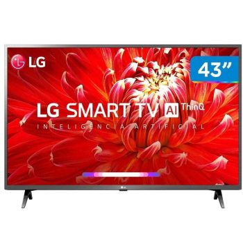 Smart TV LED 43" 43LM6300PSB Full HD Wi-Fi HDMI Conversor