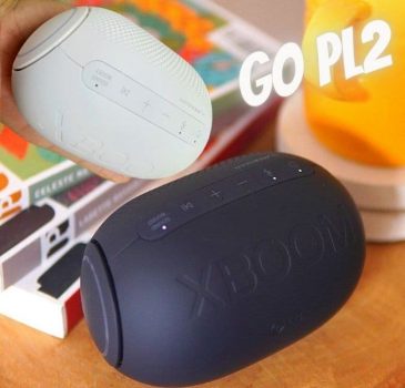 Caixa de Som Portátil LG Xboom Go PL2 Meridian, Bluetooth, 10 Horas Bateria, IPX5, Comando de Voz, Branco - 5W