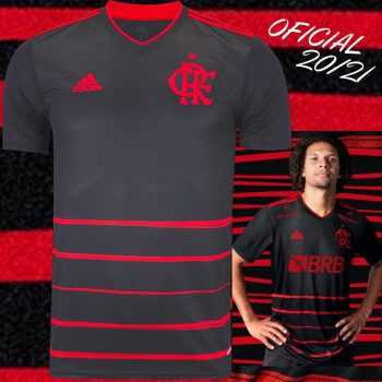 Camisa Flamengo III 20/21 s/n° Torcedor Adidas