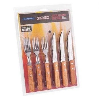 Jogo de Talheres para Churrasco Tramontina 22399030 - 12 Peças