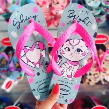 Chinelo Top Pets, Havaianas, Meninas