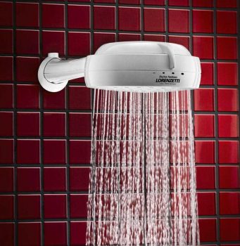 Ducha Fashion 220V 7500W, Lorenzetti, 7531228, Branco, Pequeno