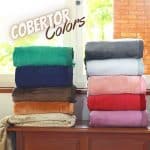 Cobertor Flannel Colors com Borda em Percal - Casa e Conforto