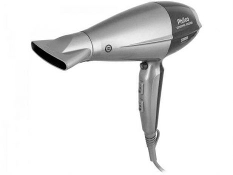 Secador de Cabelos Philco ExpertPro PSC2500 Motor AC 2200W - Cinza